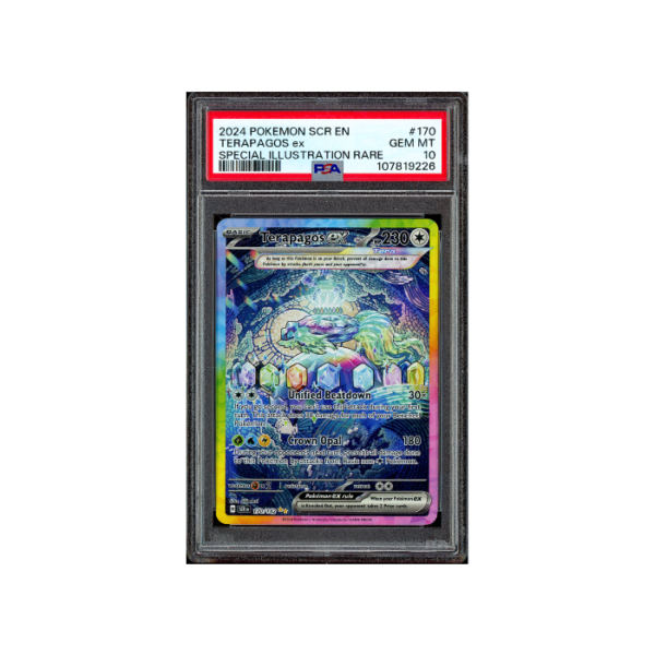 Pokemon Terapagos ex SAR Stellar Crown Full Art #170 PSA 10
