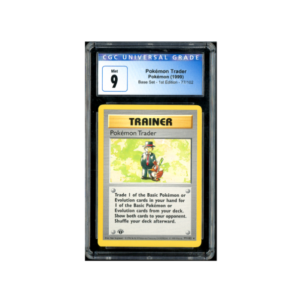 Pokemon Trader Base Set 1st Ed. 1999 Base Series #77 CGC 9