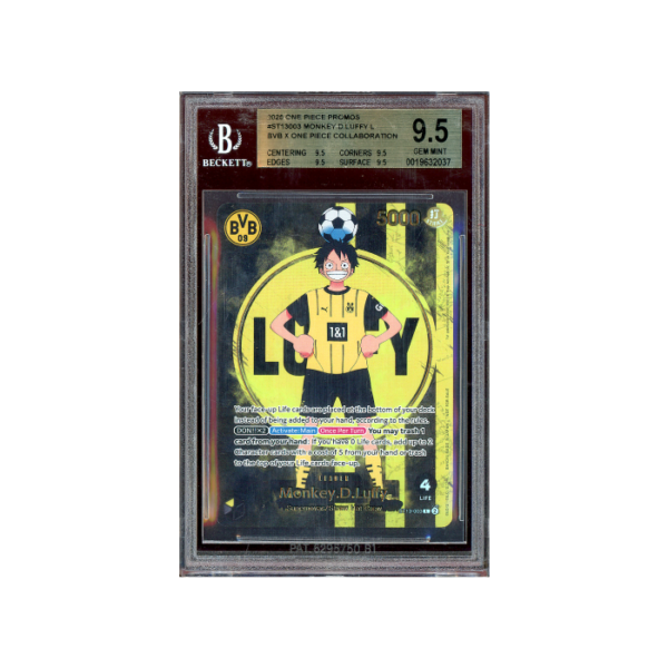 One Piece X BVB Monkey D Luffy Match Day ST13-003 BGS 9.5
