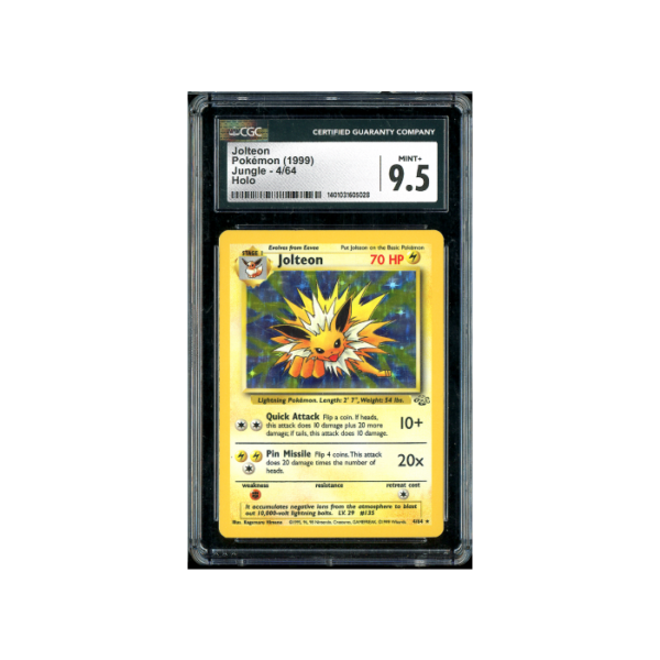 Pokemon Jolteon Holo Jungle 1999 Base Series #4 CGC 9.5