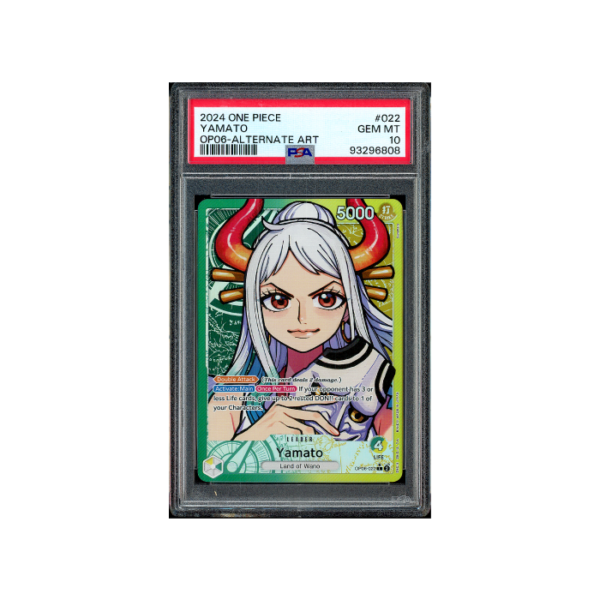 One Piece Yamato Alt Wings of the Captain OP06-022 PSA 10