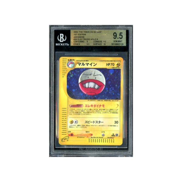 Pokemon Electrode 1st Ed. Town on no Map EC2 #036 BGS 9.5
