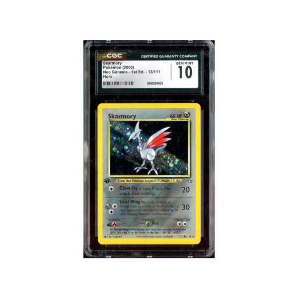Pokemon Skarmory 1st Ed. Neo Genesis 2000 Holo #13 CGC 10