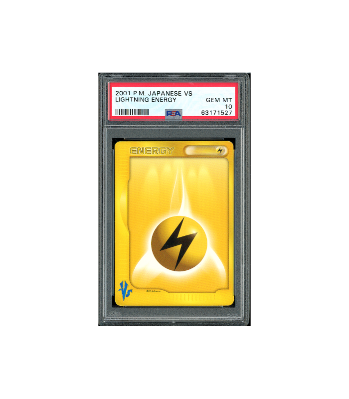 Pokemon Lightning Energy VS Series 2001 PSA 10