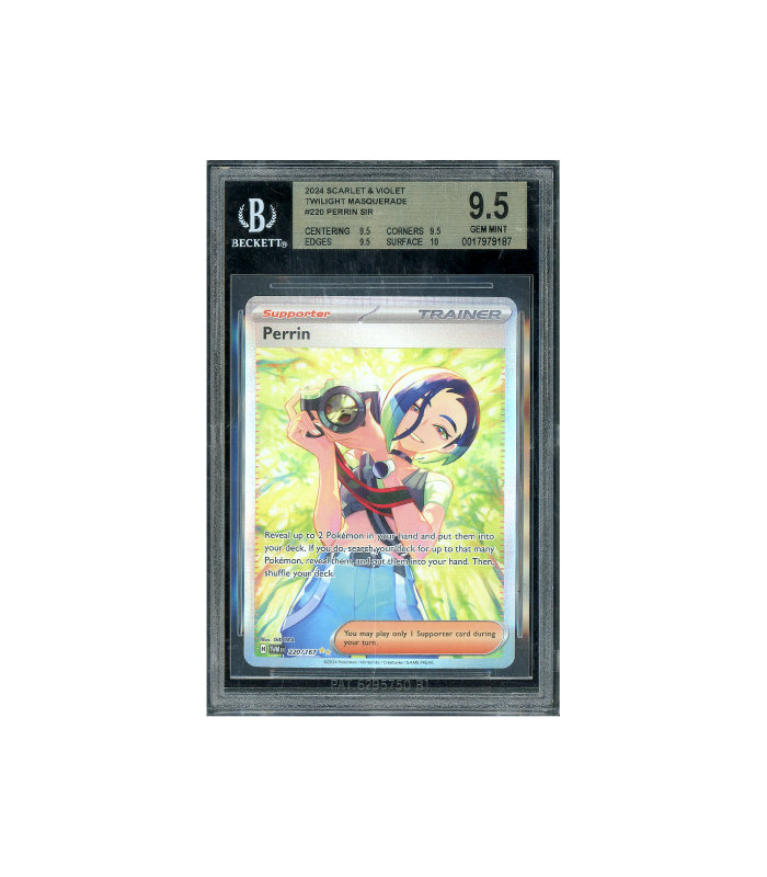 Pokemon Perrin Twilight Masquerade SAR Full Art #220 BGS 9.5