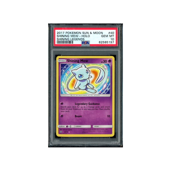 Pokemon Shining Mew Holo Shining Legends 2017 #40 PSA 10