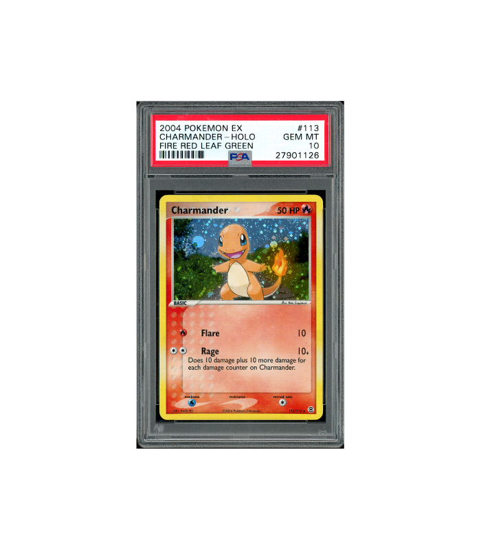 Pokemon Charmander Fire Red Leaf Green Holo #113 PSA 10