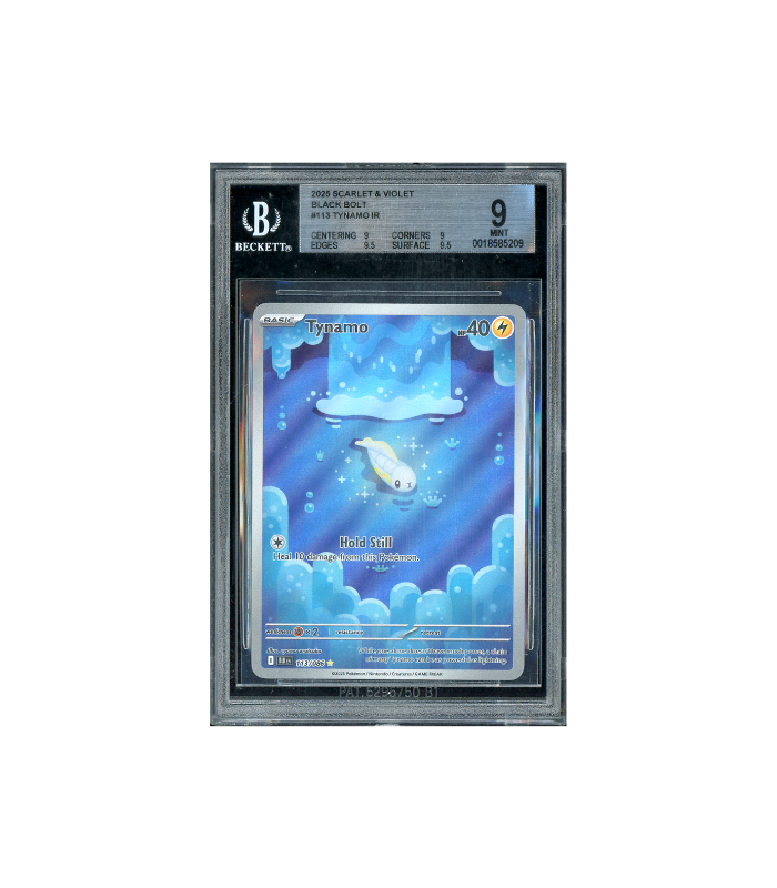 Pokemon Tynamo Black Bolt 2025 AR Full Art #113 BGS 9