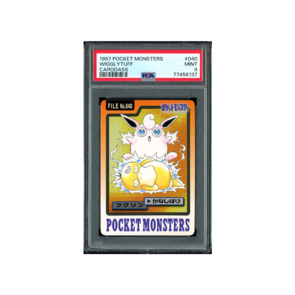 Pokemon Wigglytuff Cardass 1997 #040 PSA 9