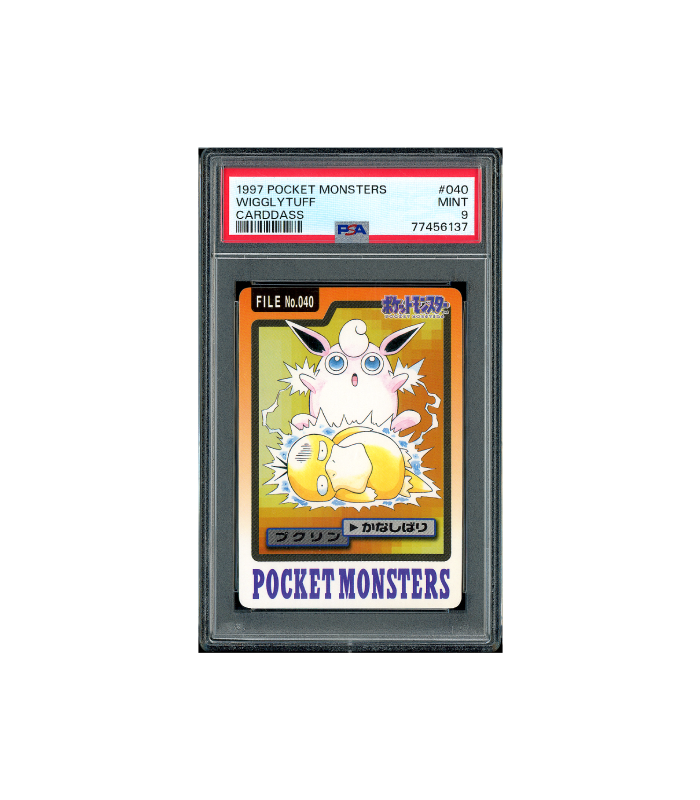 Pokemon Wigglytuff Cardass 1997 #040 PSA 9