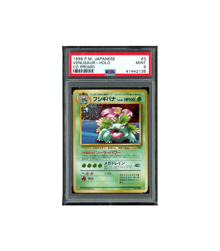 Pokemon Venusaur Holo 1998 Game Boy Promo #003 PSA 10