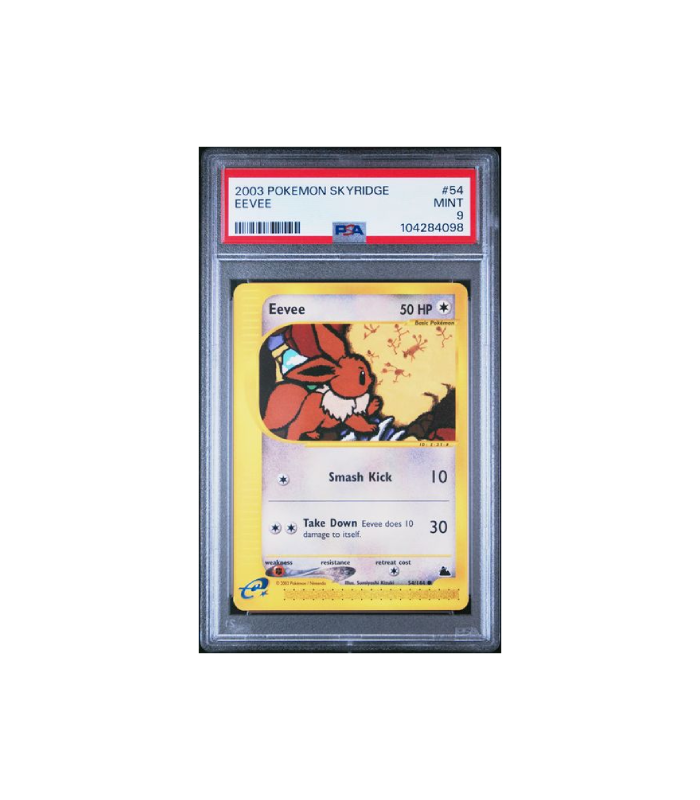 Pokemon Eevee e-Series Skyridge 2003 #54 PSA 9