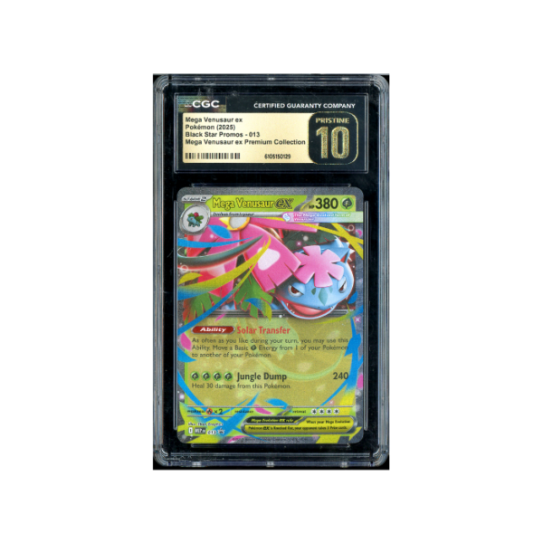 Pokemon Mega Venusaur ex 2025 Promo #013 CGC Pristine 10