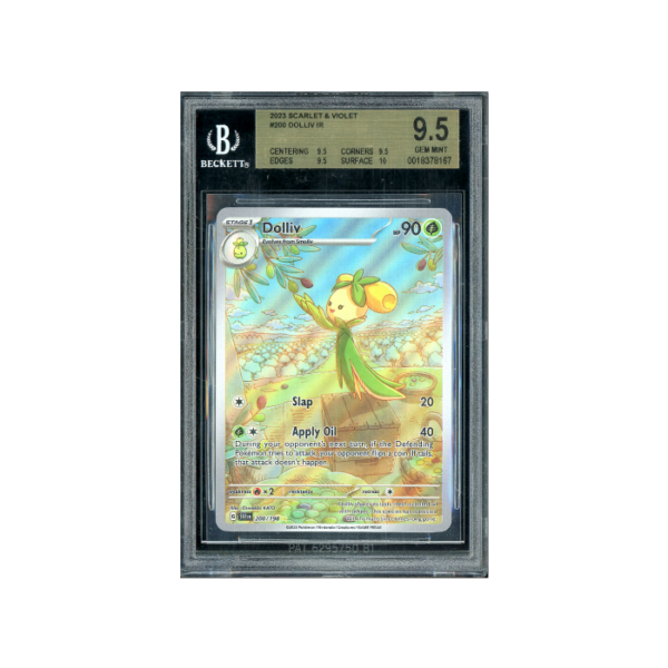 Pokemon Dolliv Scarlet & Violet Base AR Full Art #200 BGS 9.5
