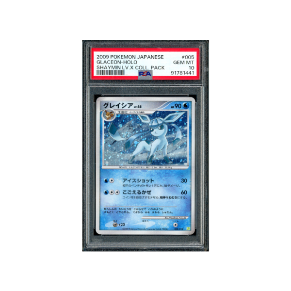 Pokemon Glaceon Lv.46 Shaymin LV.X Collection #005 PSA 10