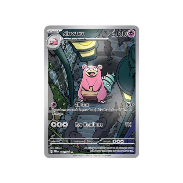 Pokemon Slowbro Pitch Black AR Full Art #090 NM