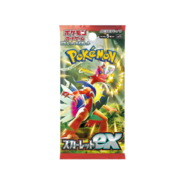 Pokemon Scarlet & Violet Scarlet ex sv1S Booster Pack