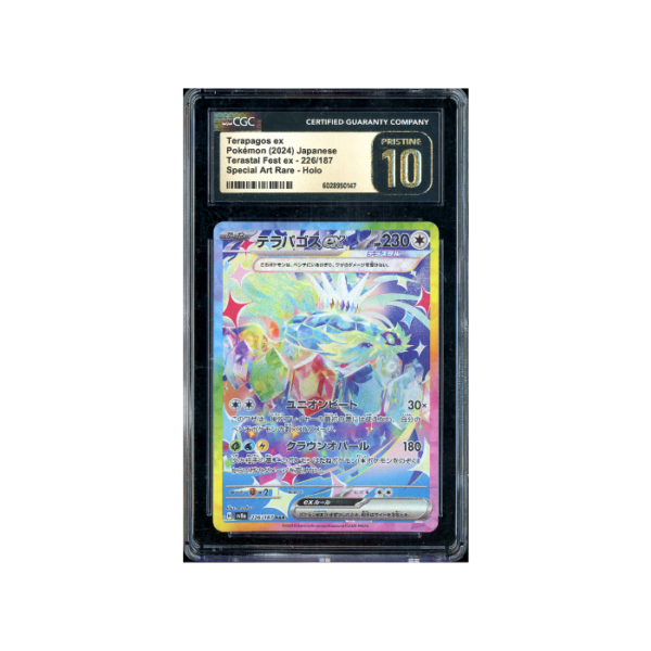 Pokemon Terapagos ex Terastal Festival ex #226 CGC Pristine 10