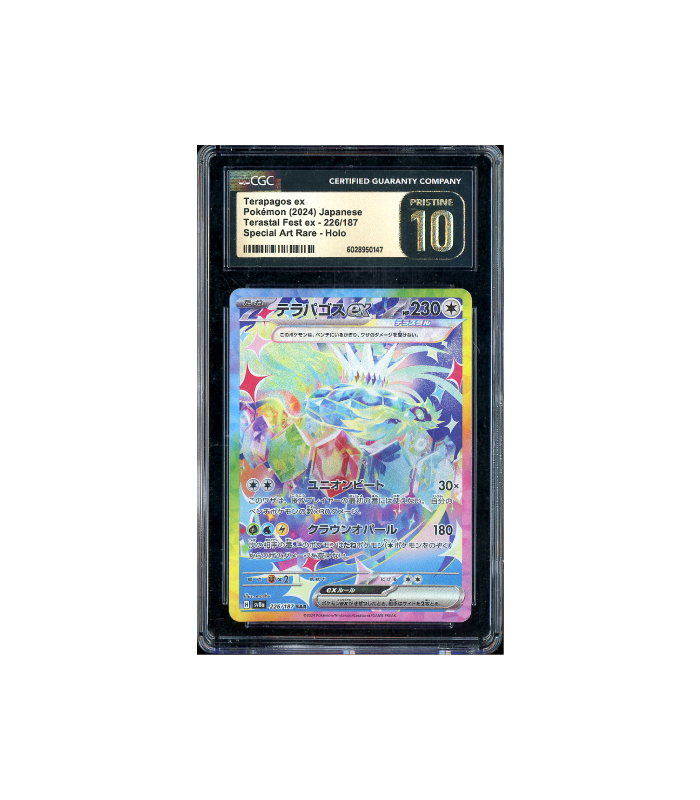 Pokemon Terapagos ex Terastal Festival ex #226 CGC Pristine 10