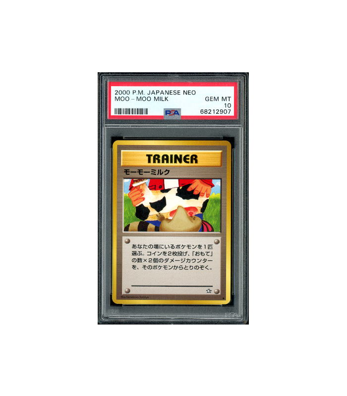 Pokemon Moo-Moo Milk N1 Gold Silver To A New World PSA 10