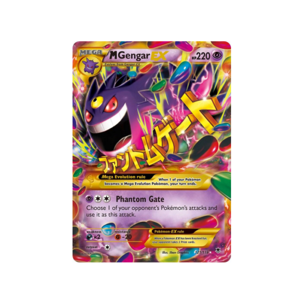 Pokemon M Gengar EX XY Phantom Forces #121 - EX