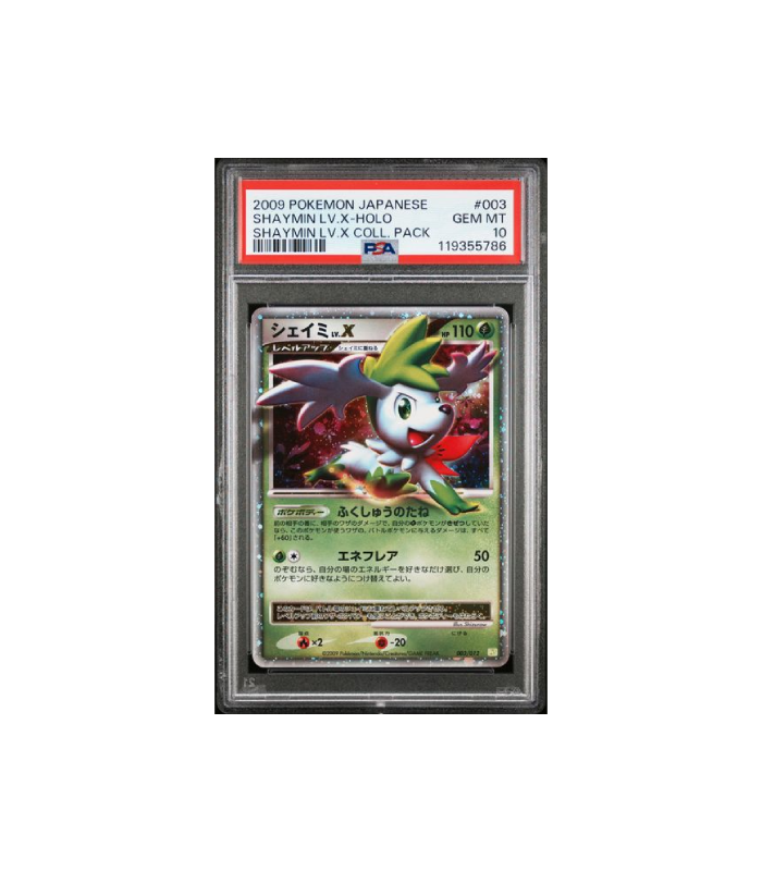Pokemon Shaymin LV.X Collection Pack Holo #003 PSA 10